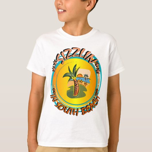 シズリンインサウスビーチ Tシャツ (正面)