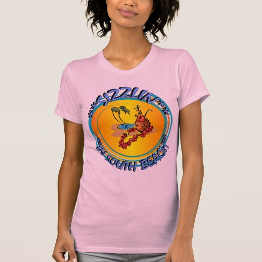 シズリンインサウスビーチ Tシャツ (正面)