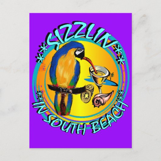 シズリンパロッツ ポストカード (正面)