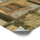 シズリー – ポートマーリーの洪水の中のボート ポスター (角)