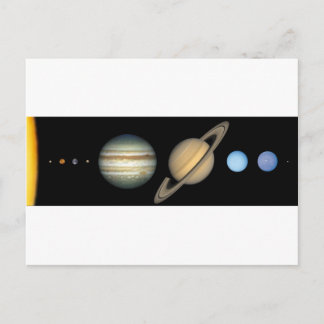 シセメソレアレチェレ – 太陽のシステムスケール ポストカード