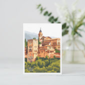 シタデルアレッポアートヴィンテージトラベルイラストレーション ポストカード (スタンド正面)