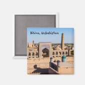 シタデルクニャアークの眺め – ウズベキスタン,キスタン マグネット (正面/裏面)