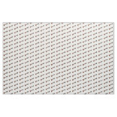 シタールの漫画イラスト ファブリック (ヤード)