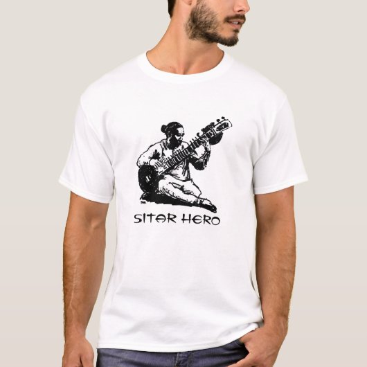 シタールの英雄 Tシャツ (正面)