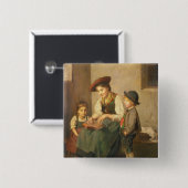 シタールプレーヤー 缶バッジ (正面&裏面)