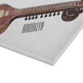 シタール漫画イラストレーション カッティングボード (角)