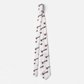 シタール漫画イラストレーション ネクタイ (裏面)