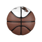 シタール漫画イラストレーション ミニバスケットボール (右)