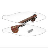 シタール漫画イラストレーション ミニバスケットボール (パネル)