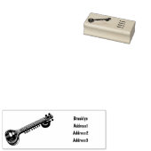 シタール漫画イラストレーション ラバースタンプ (押印)