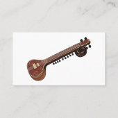 シタール漫画イラストレーション 名刺 (裏面)