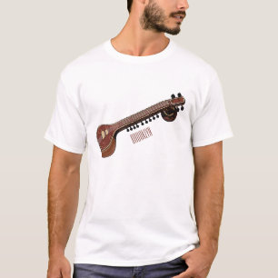 シタール漫画イラストレーション Tシャツ