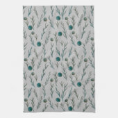 シダとドット キッチンタオル (縦)