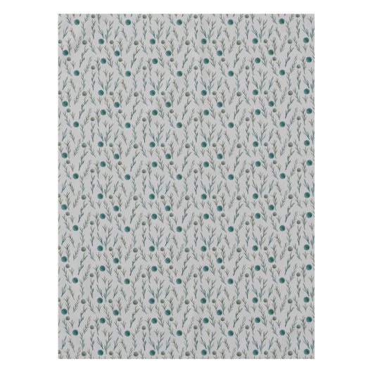 シダとドット テーブルクロス (正面)