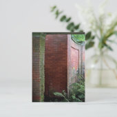 シダとレンガ ポストカード (スタンド正面)
