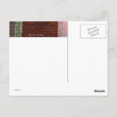 シダとレンガ ポストカード (裏面)