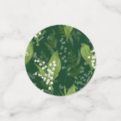 シダのある谷のユリ || ダークグリーン コンフェッティ (スモール正面)