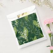 シダのある谷のユリ || ダークグリーン フェイバーバッグ (封をした状態)