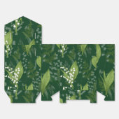 シダのある谷のユリ || ダークグリーン フェイバーボックス (見開き)