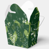 シダのある谷のユリ || ダークグリーン フェイバーボックス (見開き)