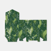 シダのある谷のユリ || ダークグリーン フェイバーボックス (折り畳みなし)