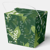 シダのある谷のユリ || ダークグリーン フェイバーボックス (裏面)