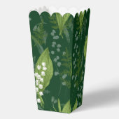 シダのある谷のユリ || ダークグリーン フェイバーボックス (裏面)