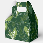 シダのある谷のユリ || ダークグリーン フェイバーボックス (裏面)