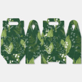 シダのある谷のユリ || ダークグリーン フェイバーボックス (見開き)