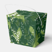 シダのある谷のユリ || ダークグリーン フェイバーボックス (裏面サイド)