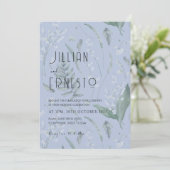 シダのある谷のユリ || ライトブルーカスタム 招待状 (スタンド正面)