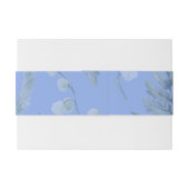 シダのある谷のユリ || 中程度の青 招待状ベリーバンド (裏面例)