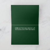 シダのある谷のユリ || DKグリーンアニバーサリー 招待状 (内部)