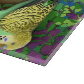 シダのまな板のセキセイインコのインコのオウム カッティングボード (角)