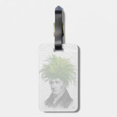 シダのヘッド植物の頭部 ラゲッジタグ (裏面縦)