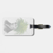 シダのヘッド植物の頭部 ラゲッジタグ (裏面横)