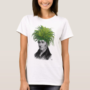 シダのヘッド植物の頭部 Tシャツ
