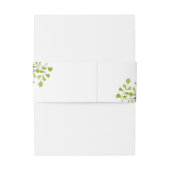 シダのユーカリ手描き緑結婚の 招待状ベリーバンド (裏面例)