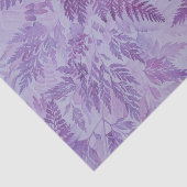 シダのラベンダーの熱帯ティッシュペーパーのベッド 薄葉紙 (詳細)