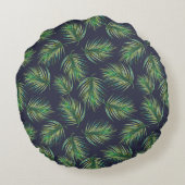 シダの丸い枕 ラウンドクッション (裏面)