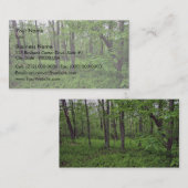 シダの床ののまわりに木 名刺 (正面/裏面)