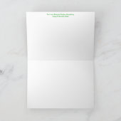 シダの木のノートカード カード (内部)