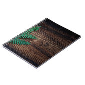 シダの木の小さなシダグランジ ノートブック (左側)