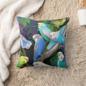 シダの枕のセキセイインコ クッション (ブランケット)