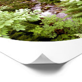 シダの森の流れ ポスター (角)