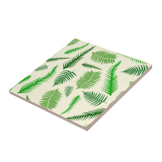 シダの植物の葉状体はパターンを去ります タイル (側面)