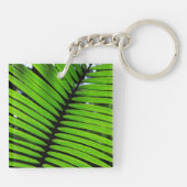 シダの模様葉の キーホルダー (裏面)