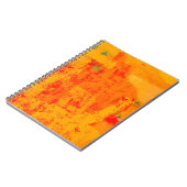 シダの樹皮のクローズアップ：自然なテクスチャー ノートブック (左側)