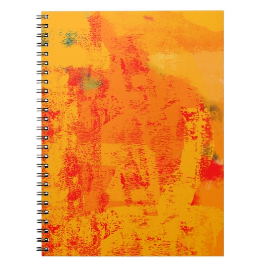 シダの樹皮のクローズアップ：自然なテクスチャー ノートブック (正面)